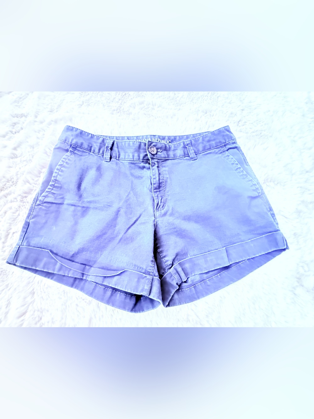 Banana Republic navy city chino High-Waist Women’s Shorts